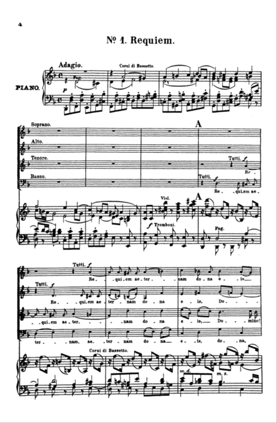 Requiem Mass, K. 626 4-Part scores gallery preview page 6