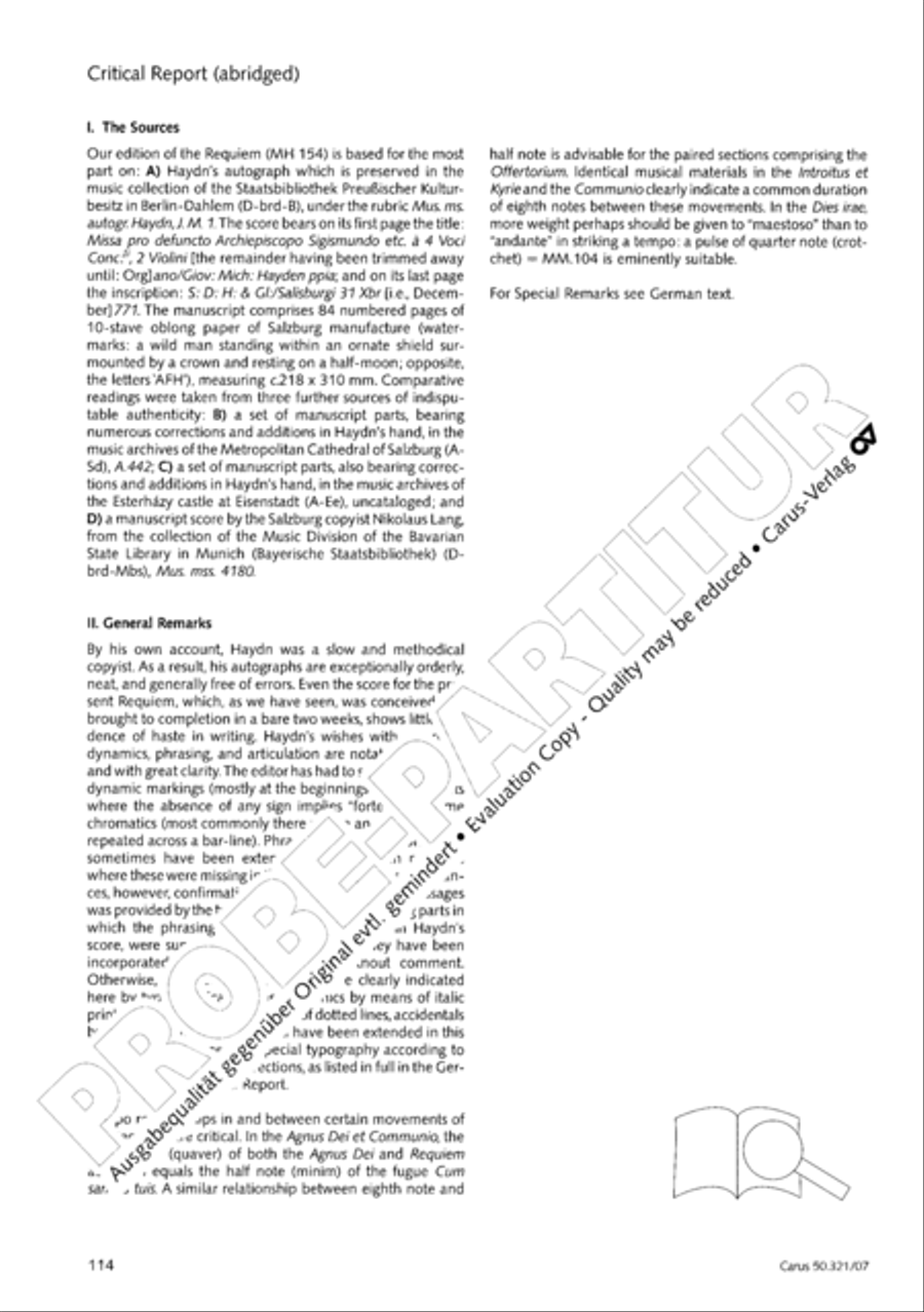 Requiem in C minor Requiem in C minor 4-Part scores gallery preview page 121