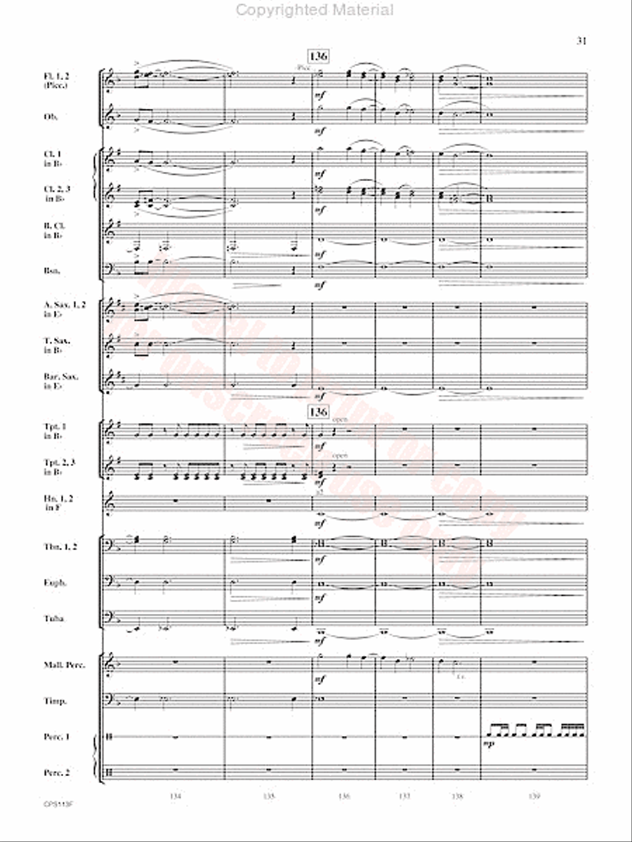 Converse Fantasy Concert Band scores gallery preview page 32
