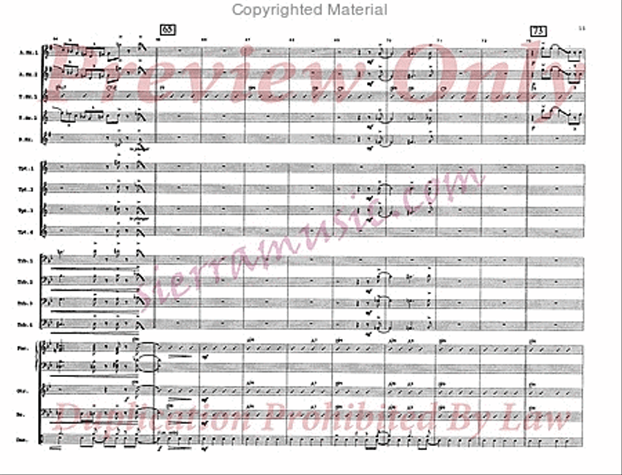 Keystone Shuffle Big Band scores gallery preview page 12