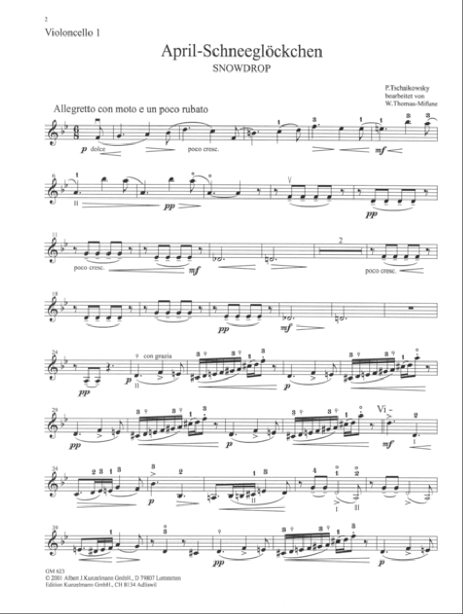 From 'The seasons' Cello scores gallery preview page 2