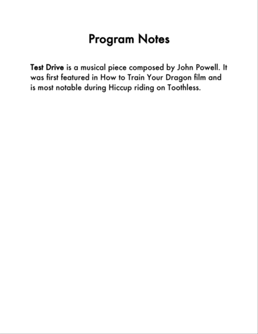 Test Drive Concert Band scores gallery preview page 3