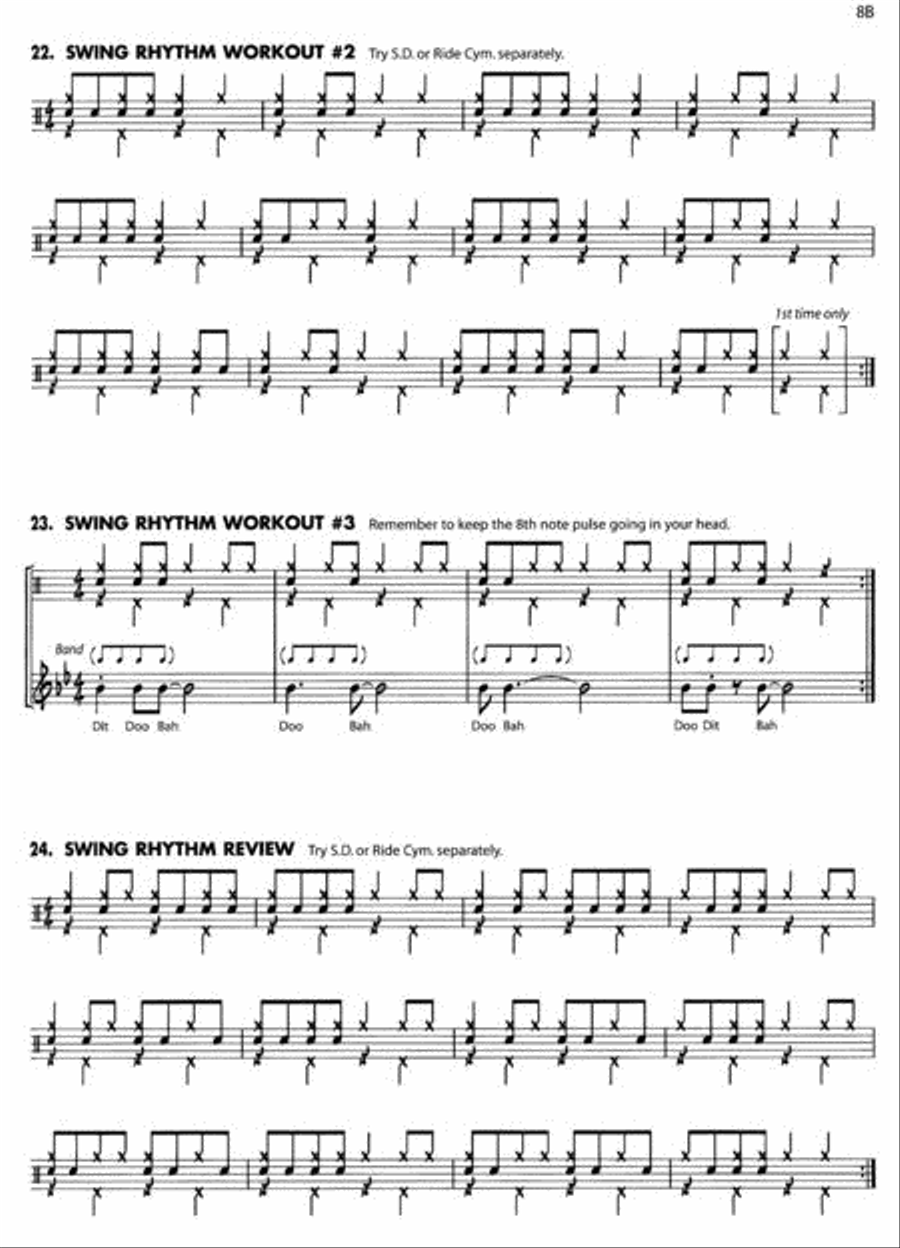 Essential Elements for Jazz Ensemble – Drums Jazz Ensemble scores gallery preview page 2