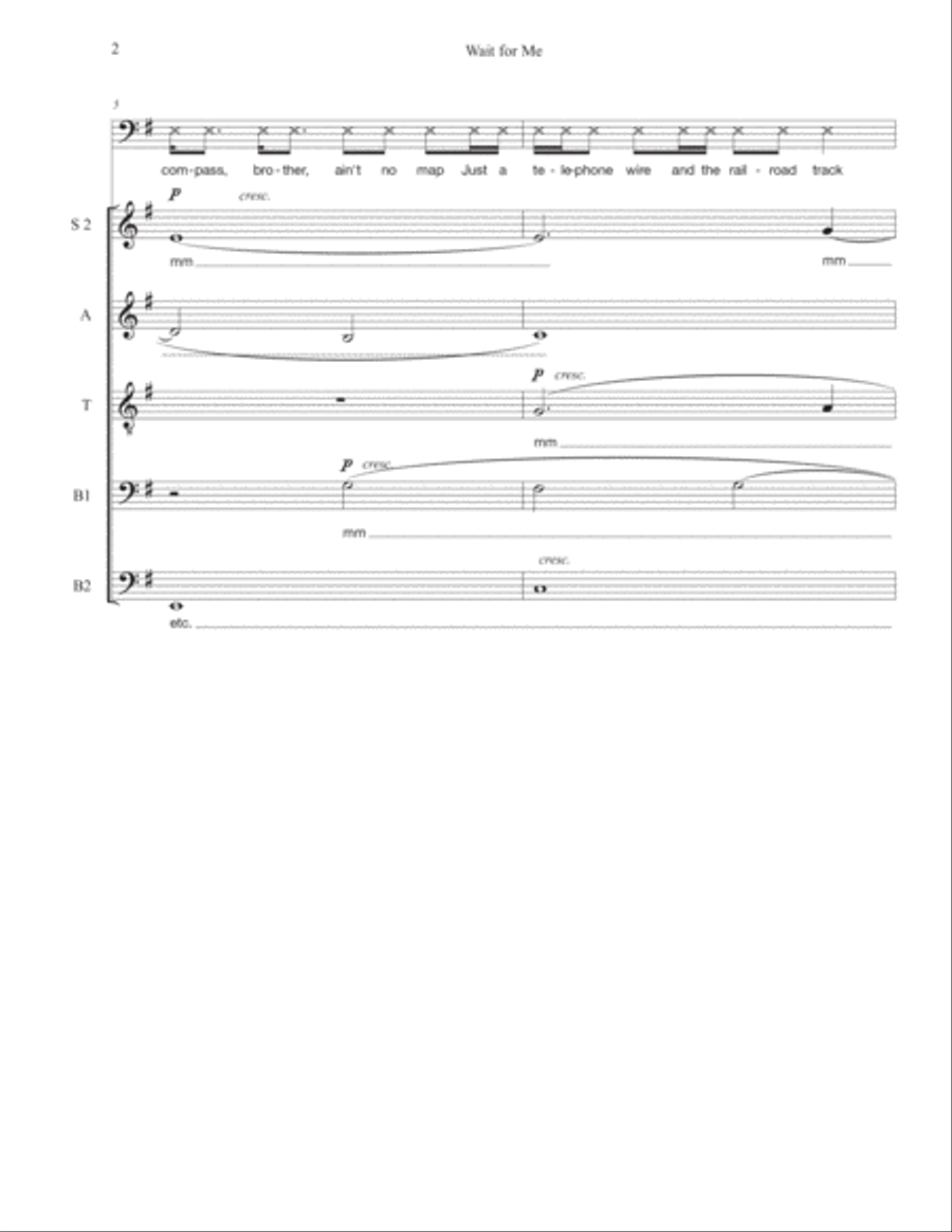 Wait For Me Divisi scores gallery preview page 2
