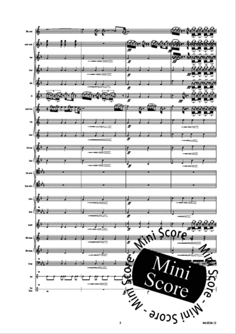 Rainforest Concerto Brass Band scores gallery preview page 9