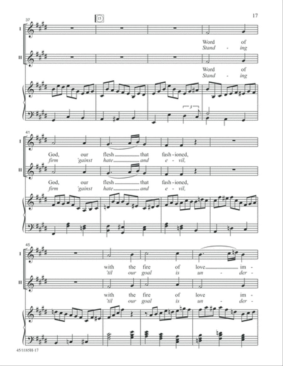 Bach for Young Voices Bach for Young Voices 2-Part scores gallery preview page 17