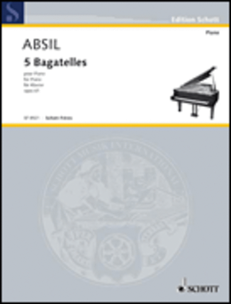 5 Bagatelles, Op. 61 5 Bagatelles, Op. 61 Piano Solo scores gallery preview page 1