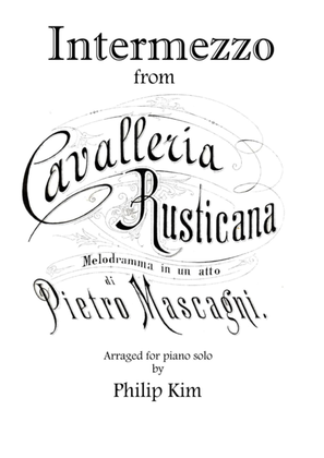 Intermezzo from Cavalleria Rusticana