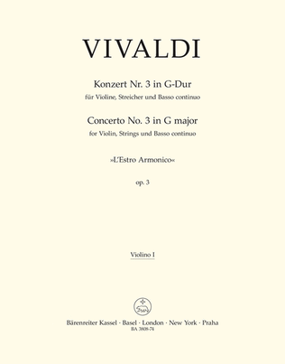 Concerto III G major RV 310
