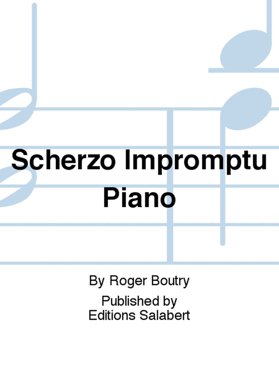 Scherzo Impromptu Piano