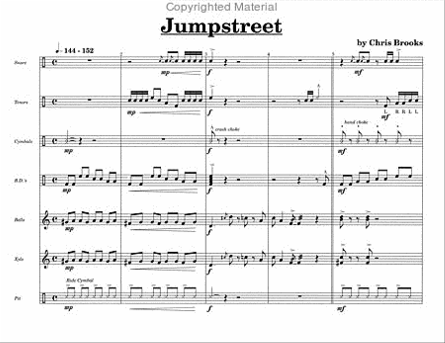 Jumpstreet Percussion Ensemble scores gallery preview page 3