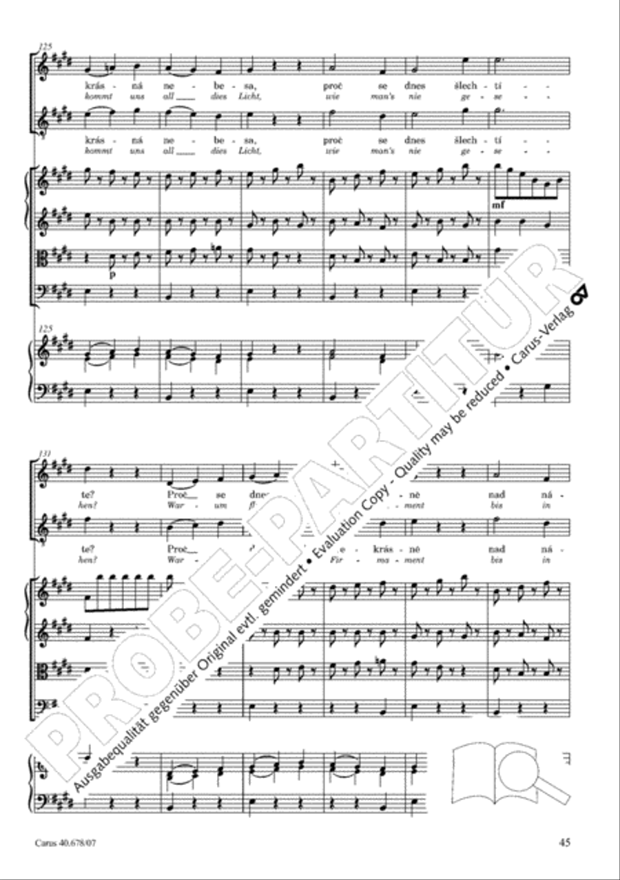 Missa pastoralis bohemica 4-Part scores gallery preview page 58