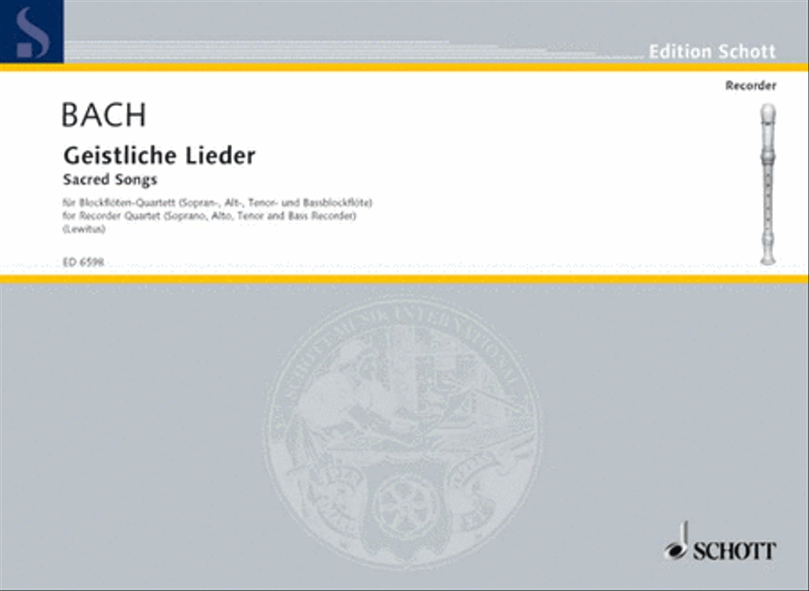 Sacred Songs Recorder scores gallery preview page 1