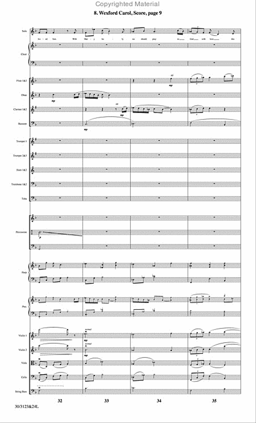The Christmas Story - Set of Parts Choir scores gallery preview page 77