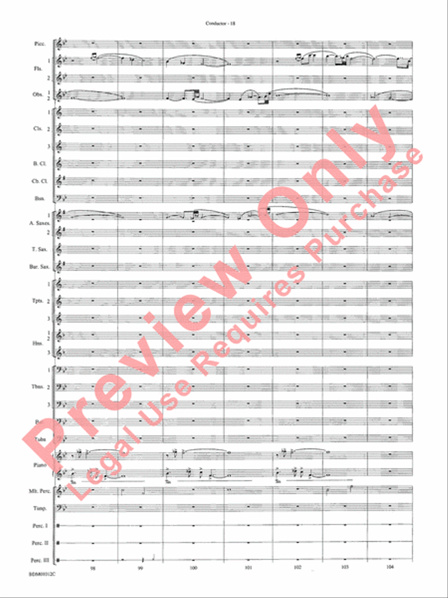 Inchon Concert Band scores gallery preview page 23