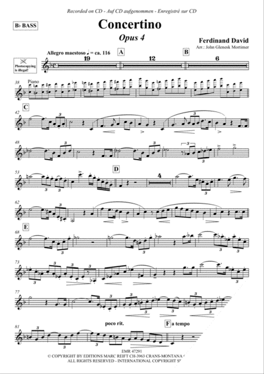 Concertino Concertino Piano Accompaniment scores gallery preview page 3