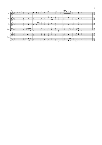 2 Classical Favourites for Wind Quartet (volume three) image number null