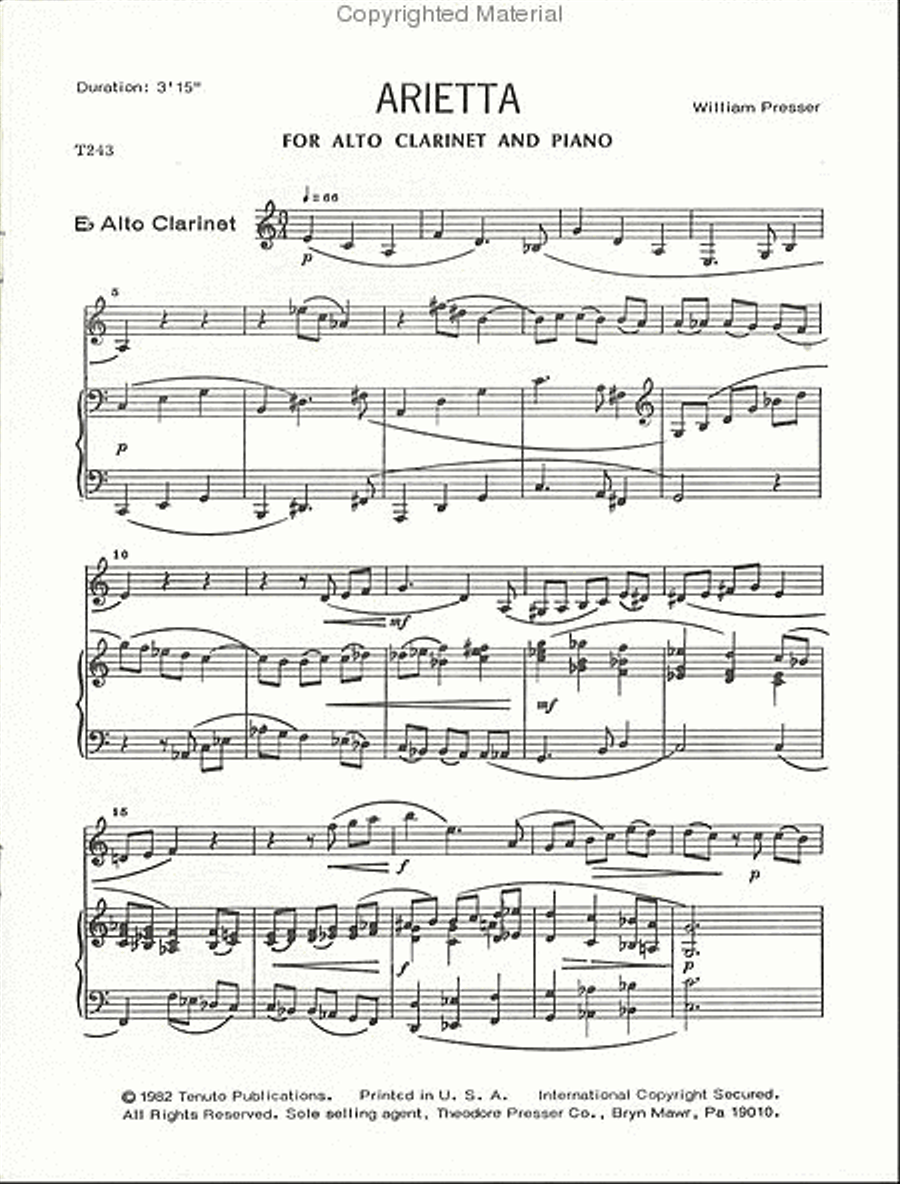 Arietta Chamber Music scores gallery preview page 2
