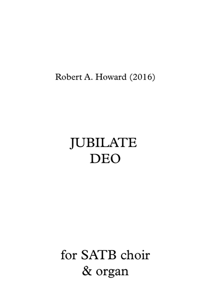 Jubilate Deo (SATB version) image number null