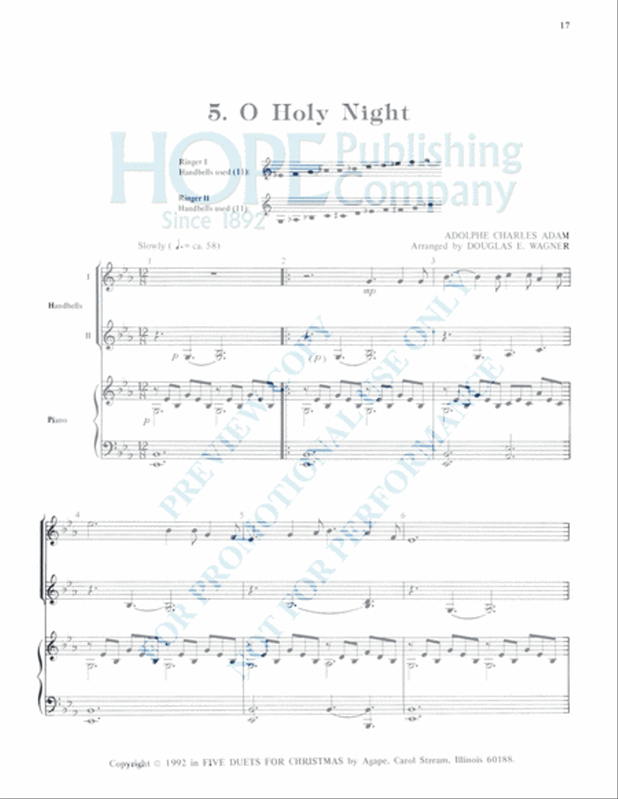 Five Duets for Christmas Percussion scores gallery preview page 19