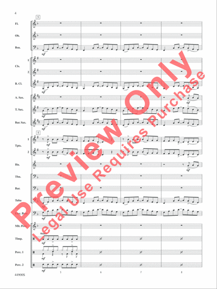 She's Kinda Hot Concert Band scores gallery preview page 5
