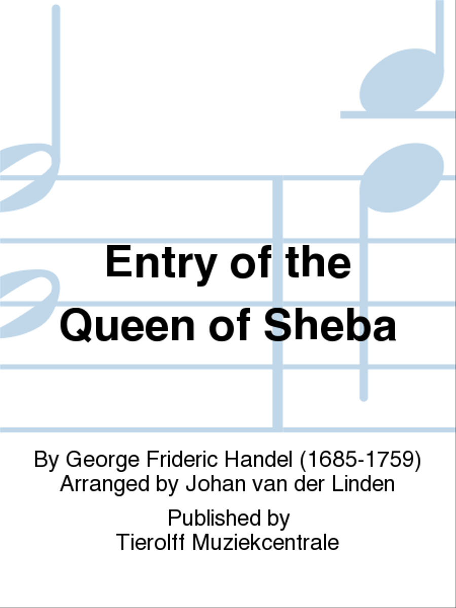 Entry Of The Queen Of Sheba, Saxophone ensemble Saxophone Ensemble scores gallery preview page 1