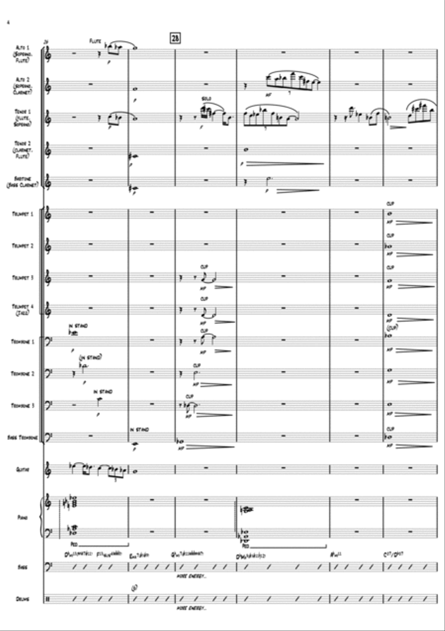 September 11th Jazz Ensemble scores gallery preview page 4