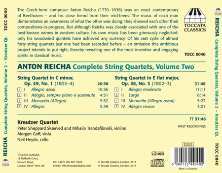 Volume 2: Complete String Quartets