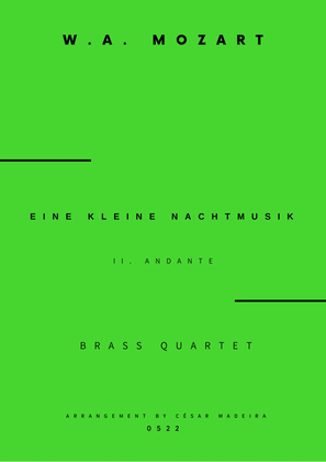 Book cover for Eine Kleine Nachtmusik (2 mov.) - Brass Quartet (Full Score and Parts)