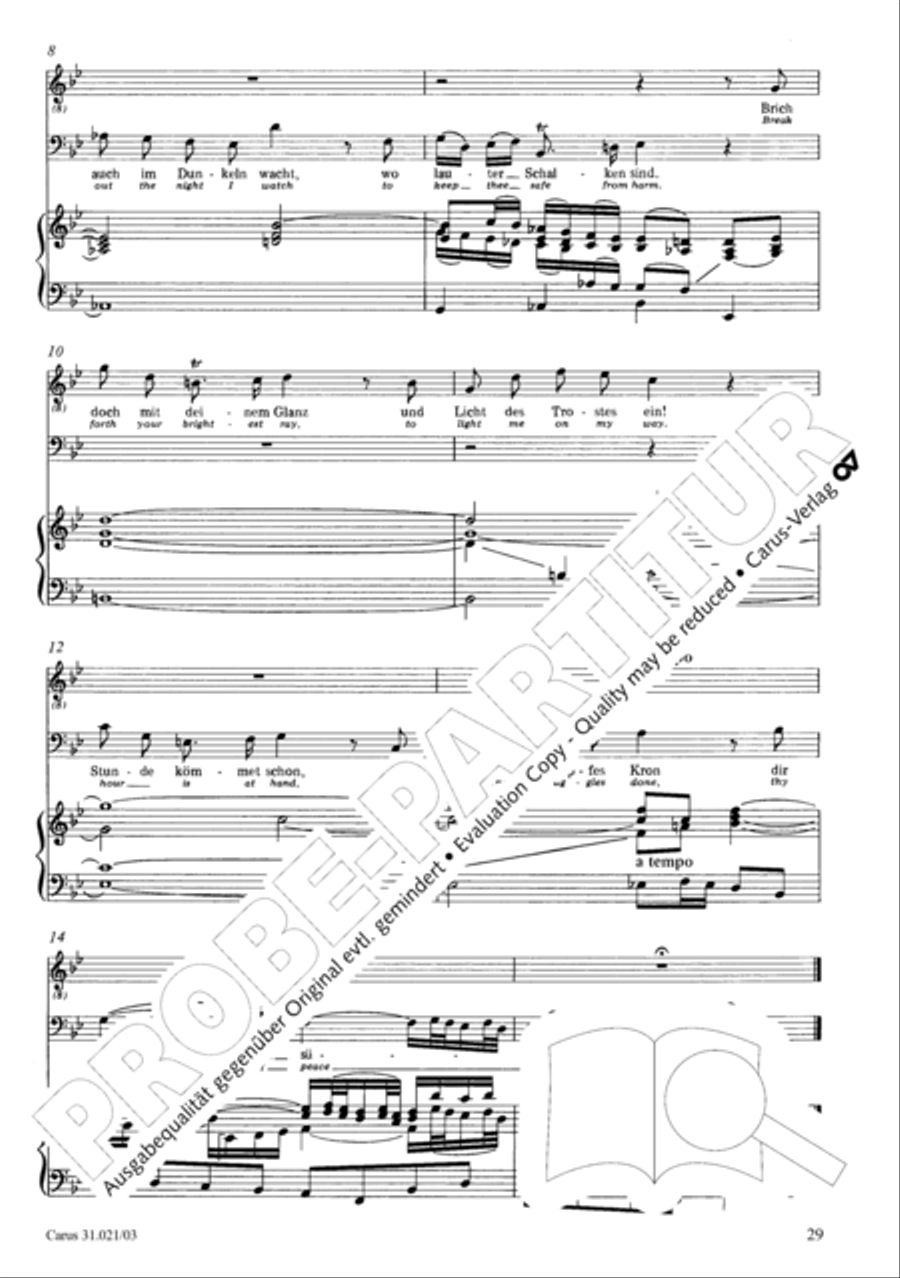 Lord my God, my heart and soul were sore distressed (Ich hatte viel Bekummernis) STB scores gallery preview page 30