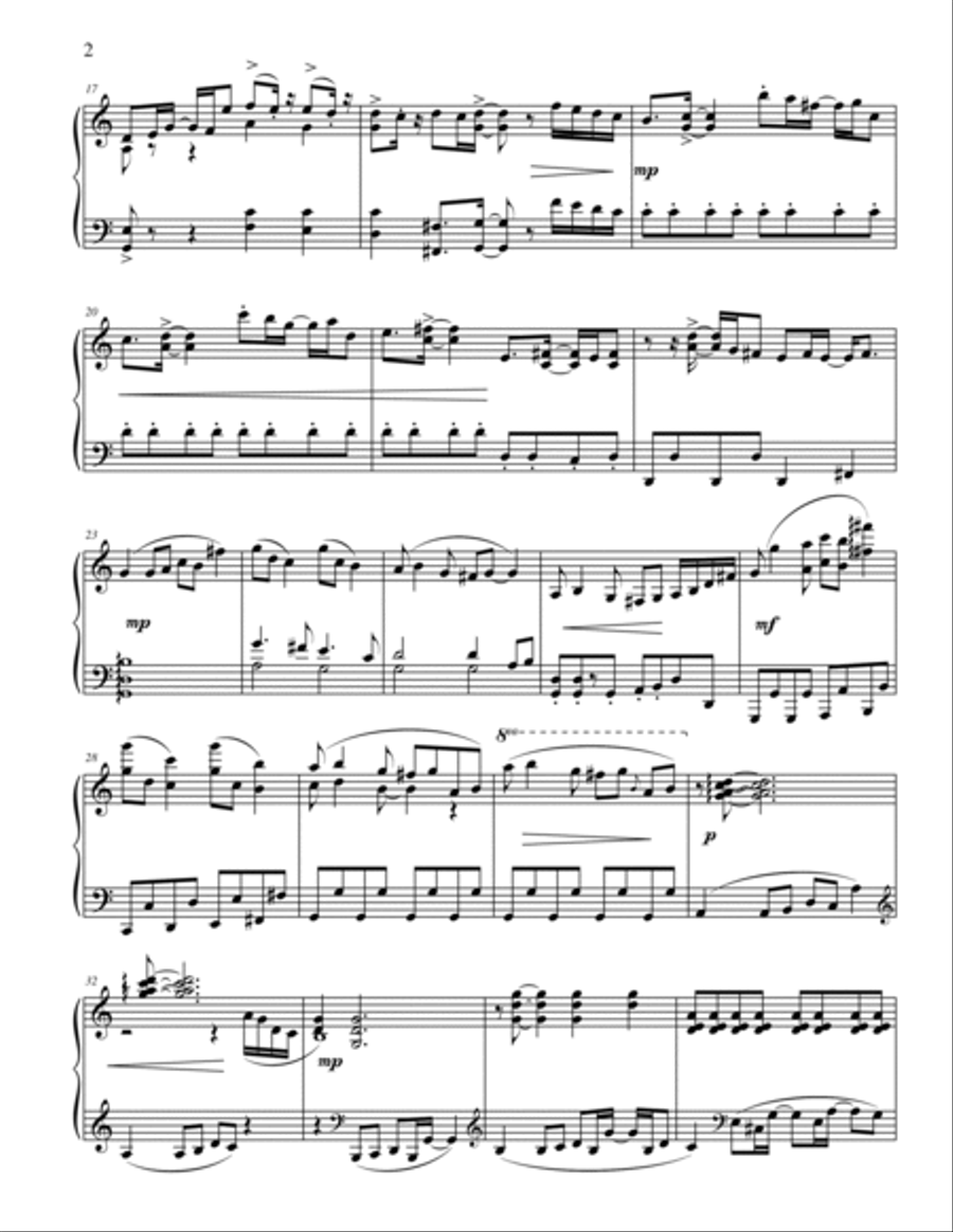 Sonata (All Movements) Piano Solo scores gallery preview page 2