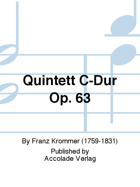 Quintett C-Dur Op. 63