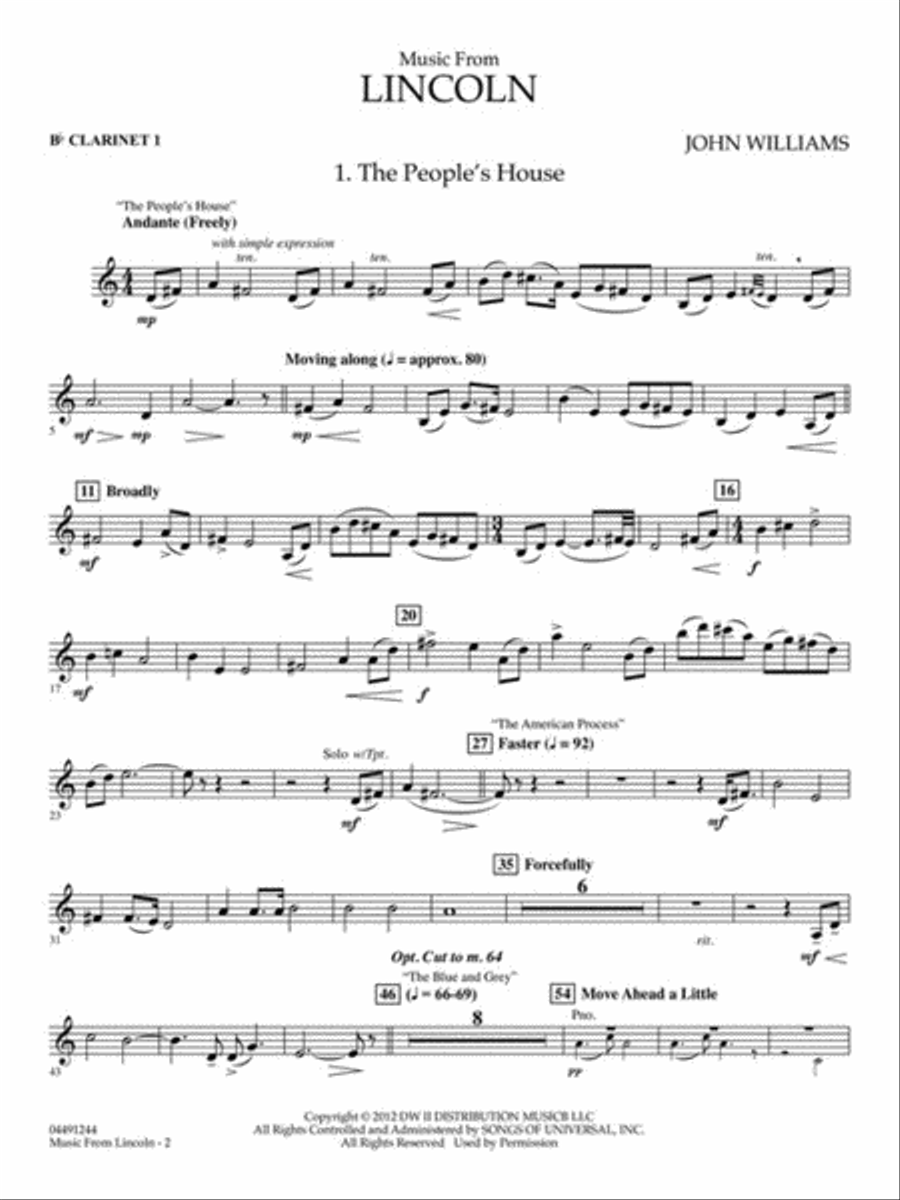 Music from Lincoln Full Orchestra scores gallery preview page 6