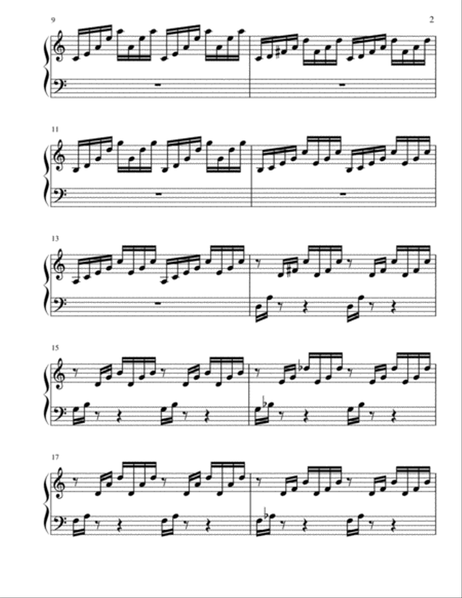 Ave Maria Percussion Ensemble scores gallery preview page 2