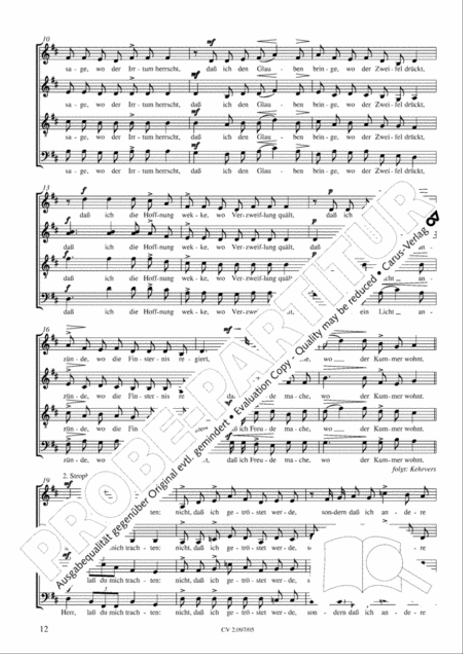 Pop-Chorbuch zum EG: Morning has broken Choir scores gallery preview page 13