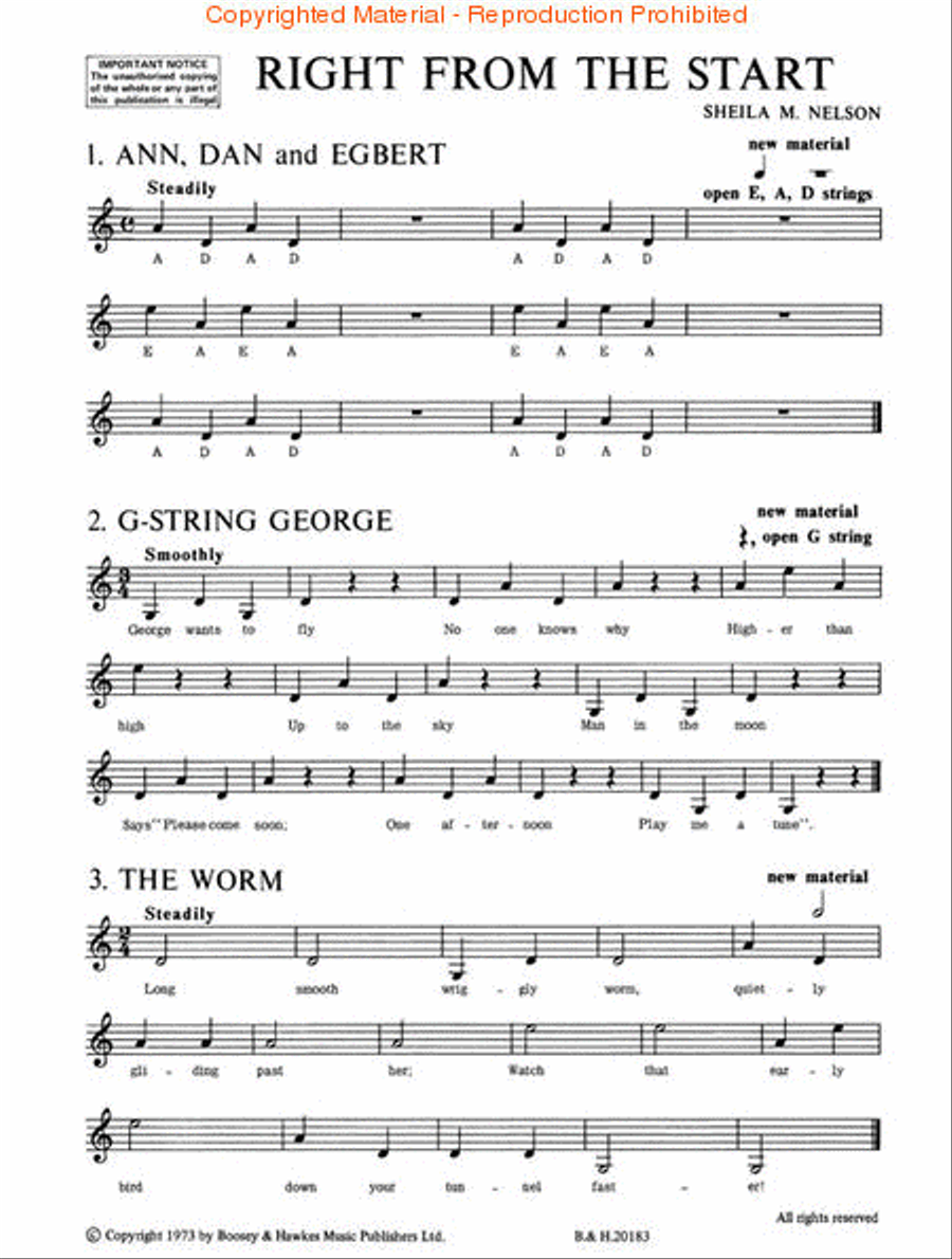 Right From The Start Violin Part Violin scores gallery preview page 2