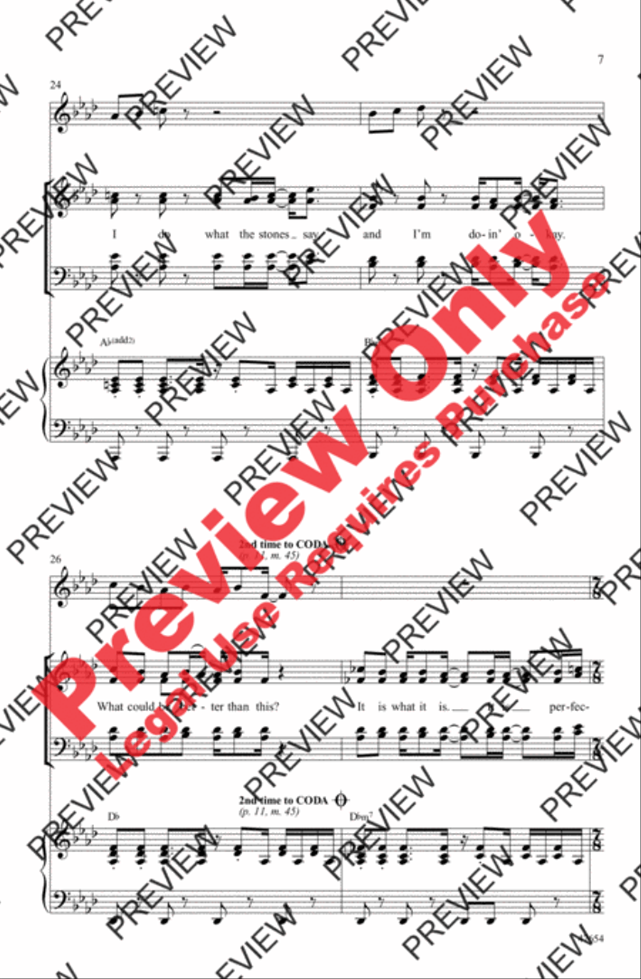 Perfection 4-Part scores gallery preview page 7