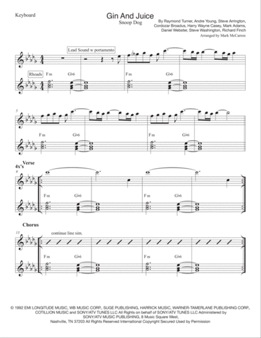 Gin And Juice Gin And Juice String Duet scores gallery preview page 2