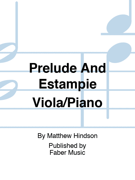 Hindson - Prelude And Estampie Viola/Piano