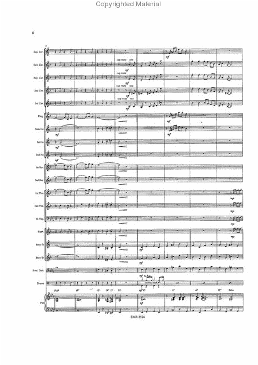 On The Sunny Side Of The Street Brass Band scores gallery preview page 4