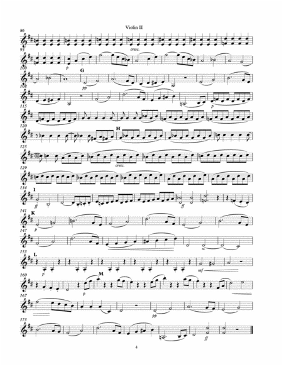 Schubert Sonatinas Op. 137 for String Quartet VIOLIN II String Quartet scores gallery preview page 5