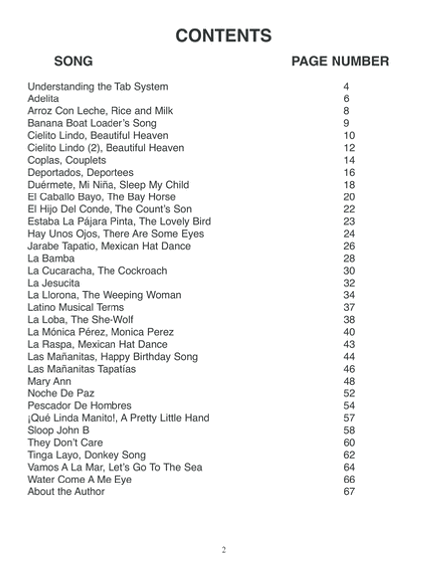Latin American Autoharp Latin American Autoharp Autoharp scores gallery preview page 3
