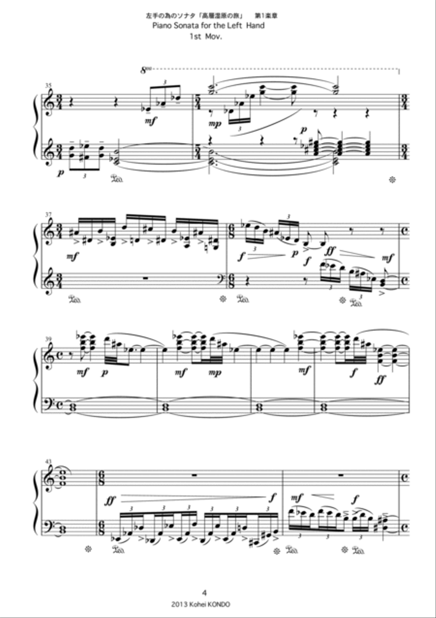 Piano Sonata for the Left Hand 
