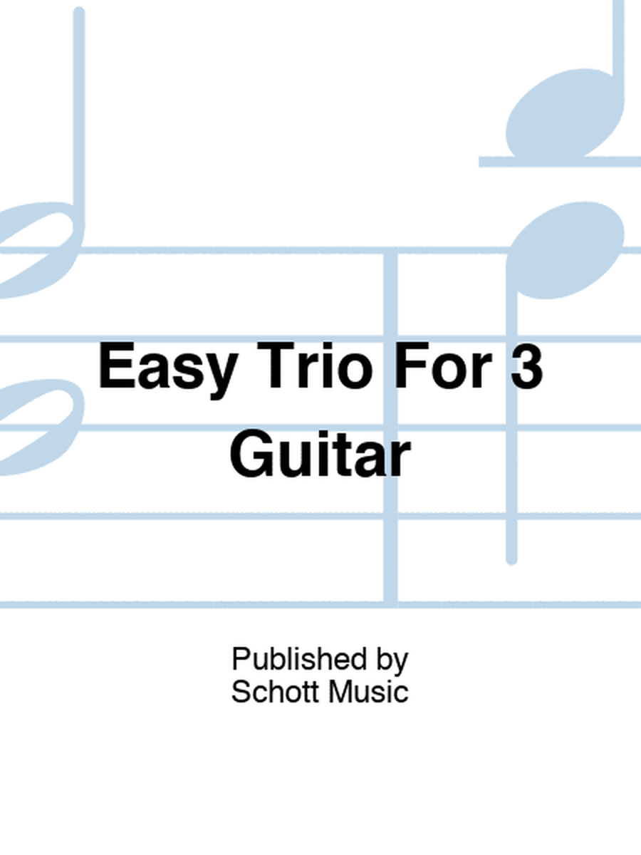 Call - Easy Trio C Major For 3 Guitar