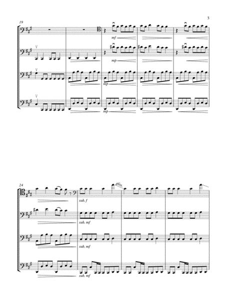 Sad Statue - Cello Quartet - System of a Down arr. Cellobat - Recording Available! image number null