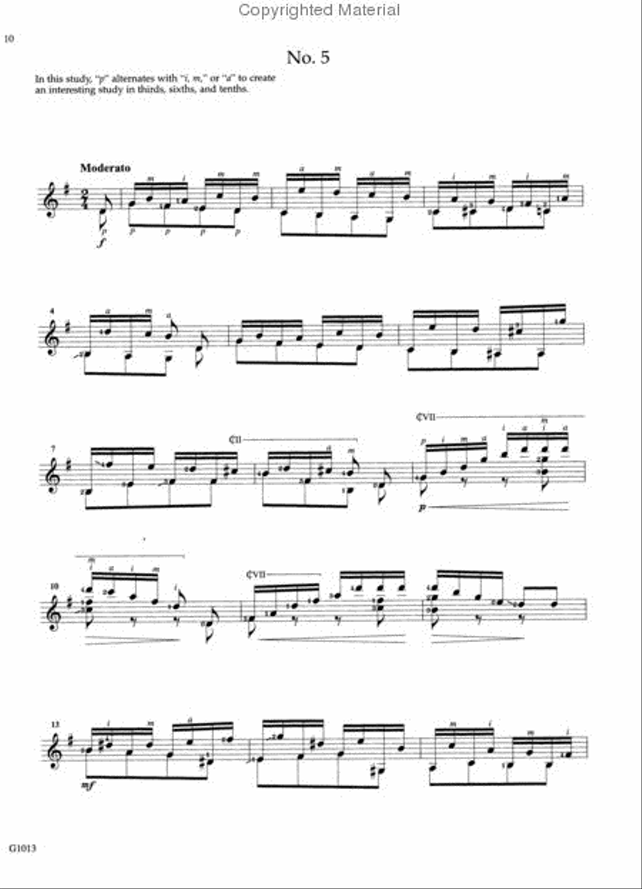 25 Melodious and Progressive Studies, Op. 60 Acoustic Guitar scores gallery preview page 3