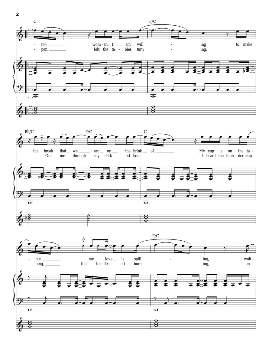 Roll With The Changes Piano scores gallery preview page 2