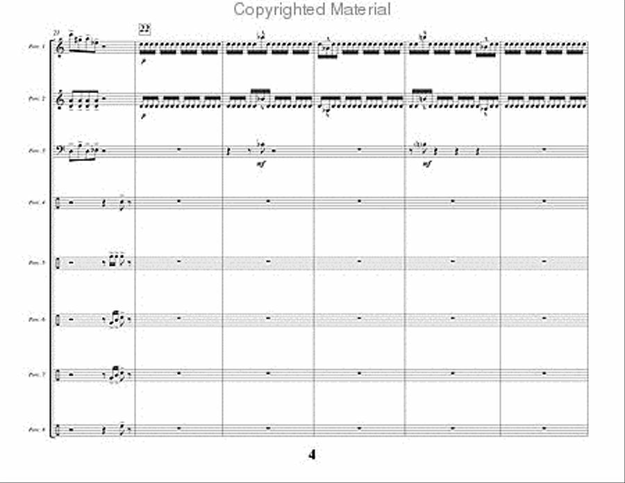 Mixtures Percussion Ensemble scores gallery preview page 5