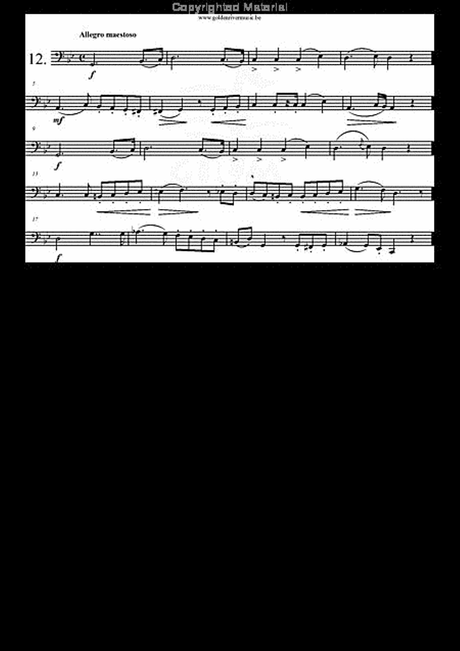 22 Etudes Melodiques Tuba scores gallery preview page 13