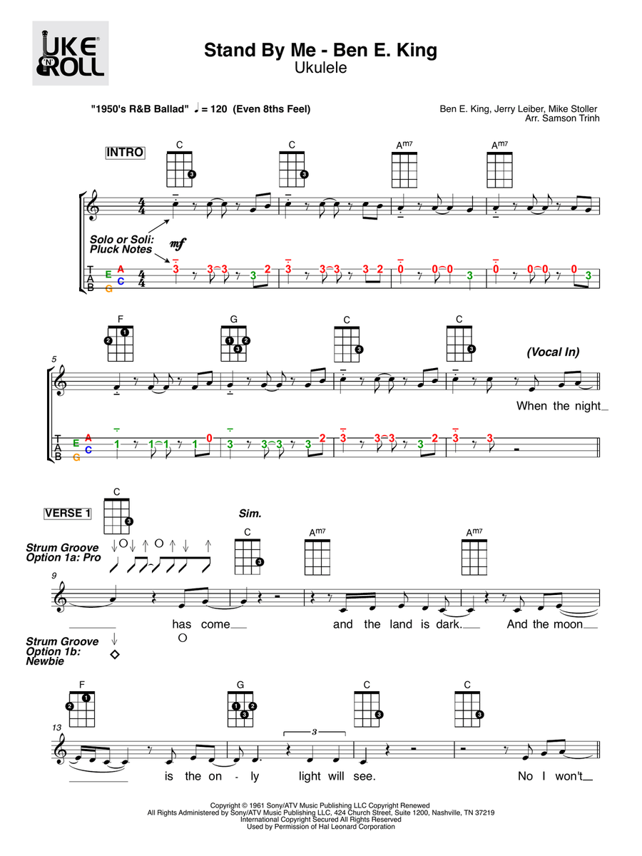 Stand By Me Stand By Me Small Ensemble scores gallery preview page 1